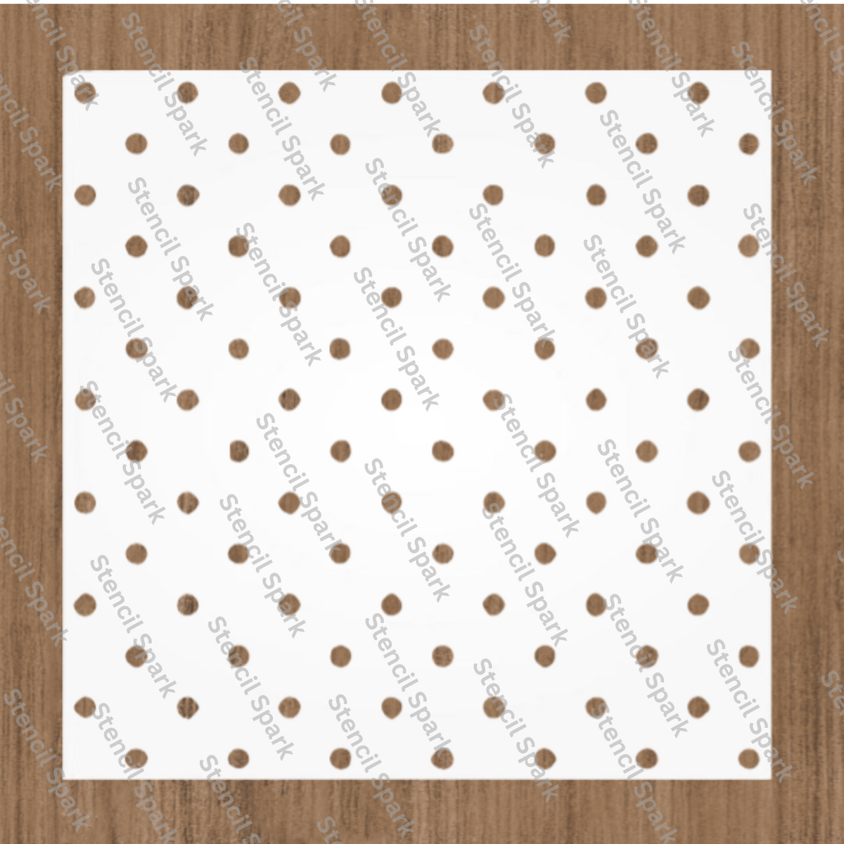 Super Dots Pattern Stencil image 0