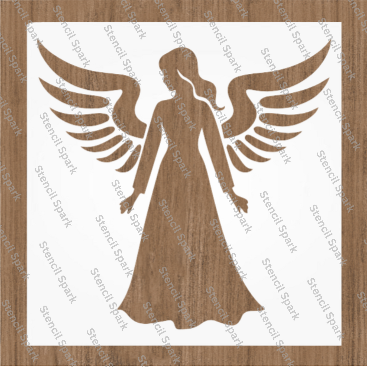 Angel Wings Stencil image 0