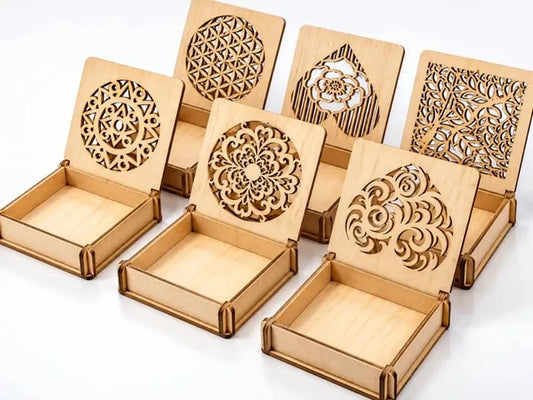 Decorative Wooden Gift Boxes – 6 Designs