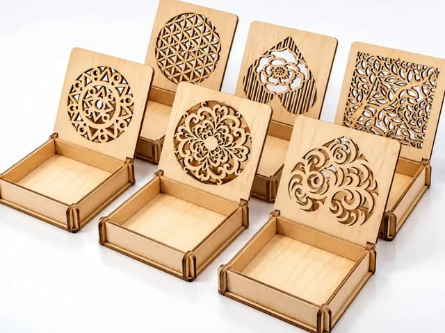 Decorative Wooden Gift Boxes – 6 Designs