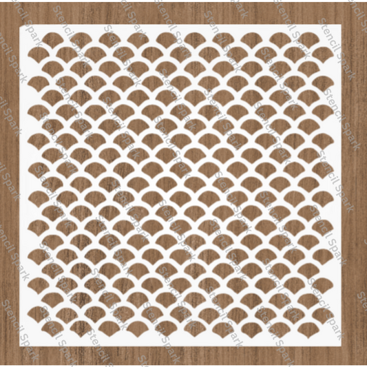 Fish Scale Stencil image 0
