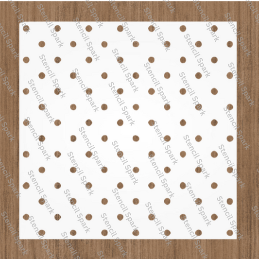 Super Dots Pattern Stencil image 0