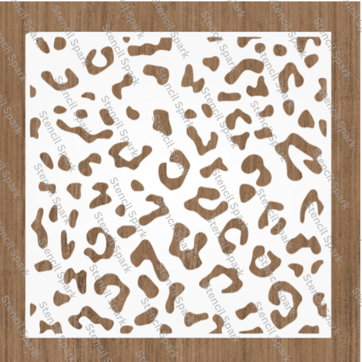 Leopard Print Stencil image 0