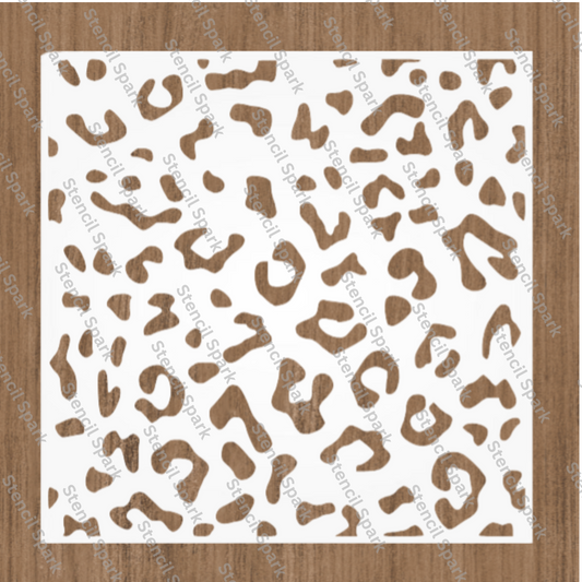 Leopard Print Stencil image 0