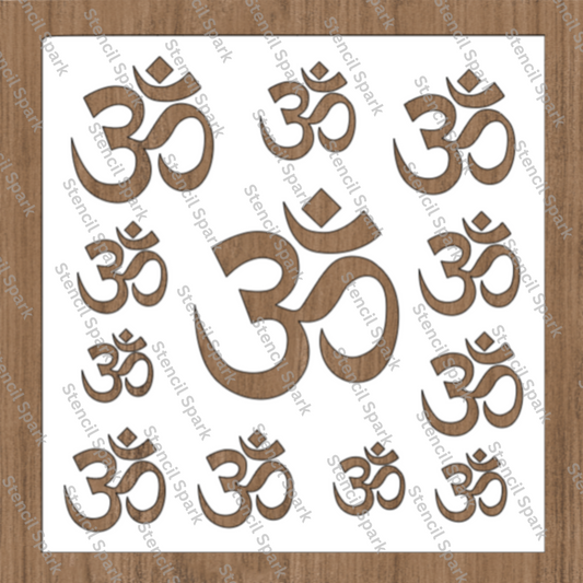 Om Stencil image 0