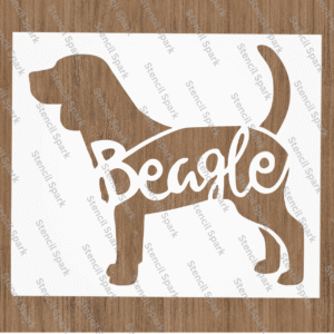 Beagle Stencil