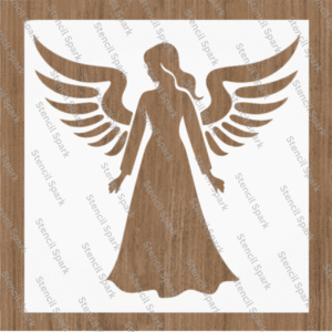 Angel Wings Stencil