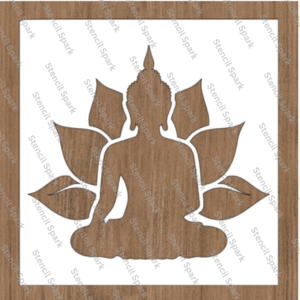 Buddha Stencil