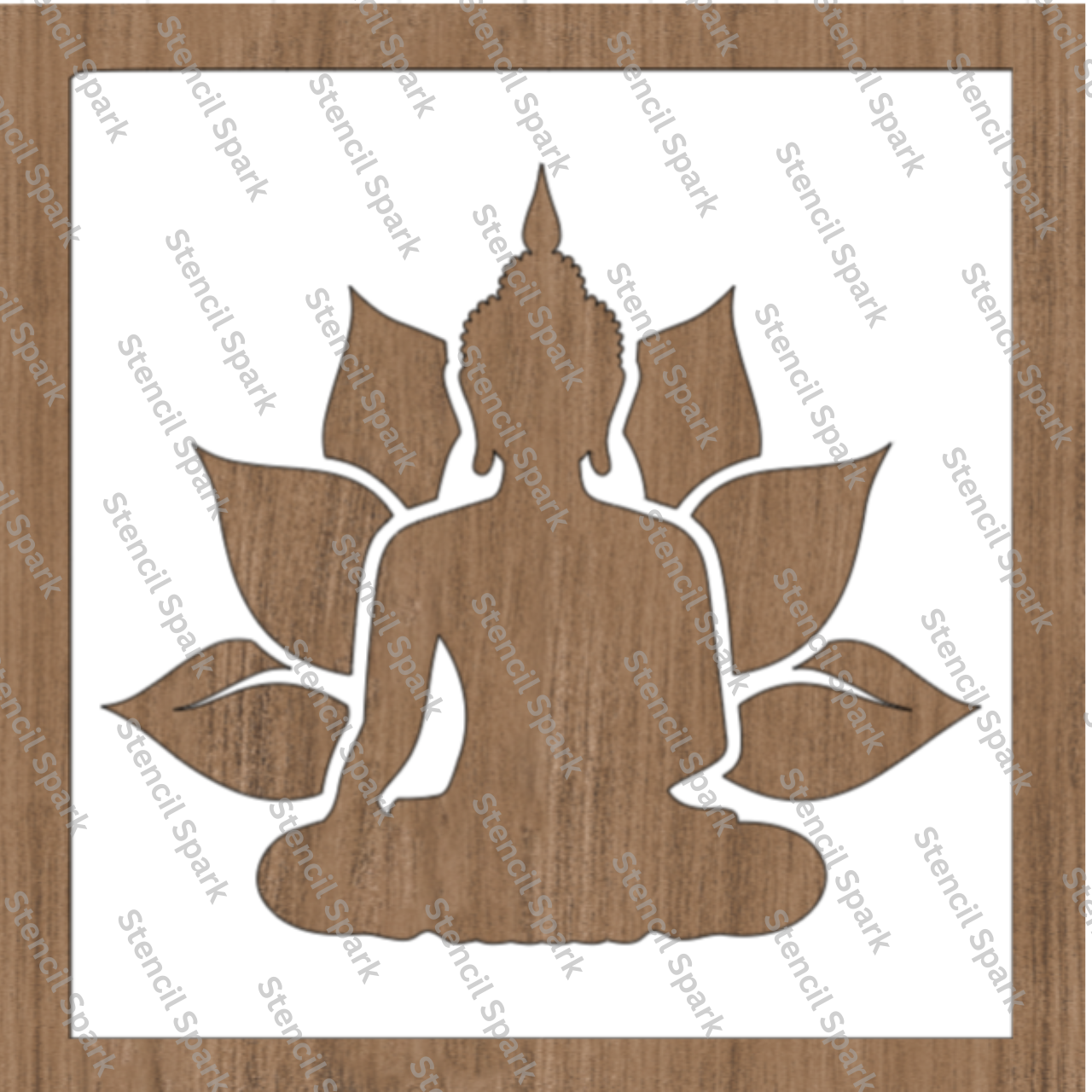 Buddha Stencil