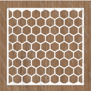 Honeycomb Pattern Stencil