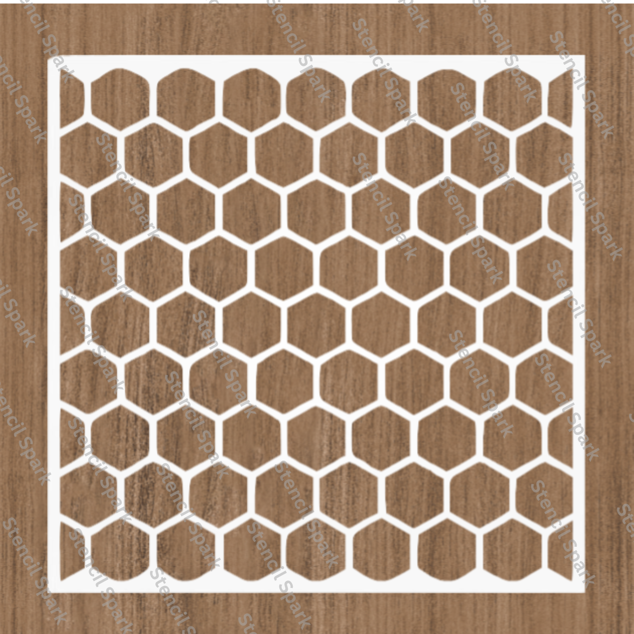 Honeycomb Pattern Stencil