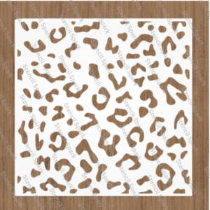 Leopard Print Stencil
