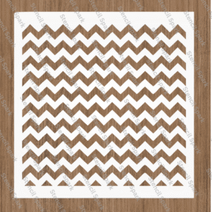 Chevron Pattern Stencil