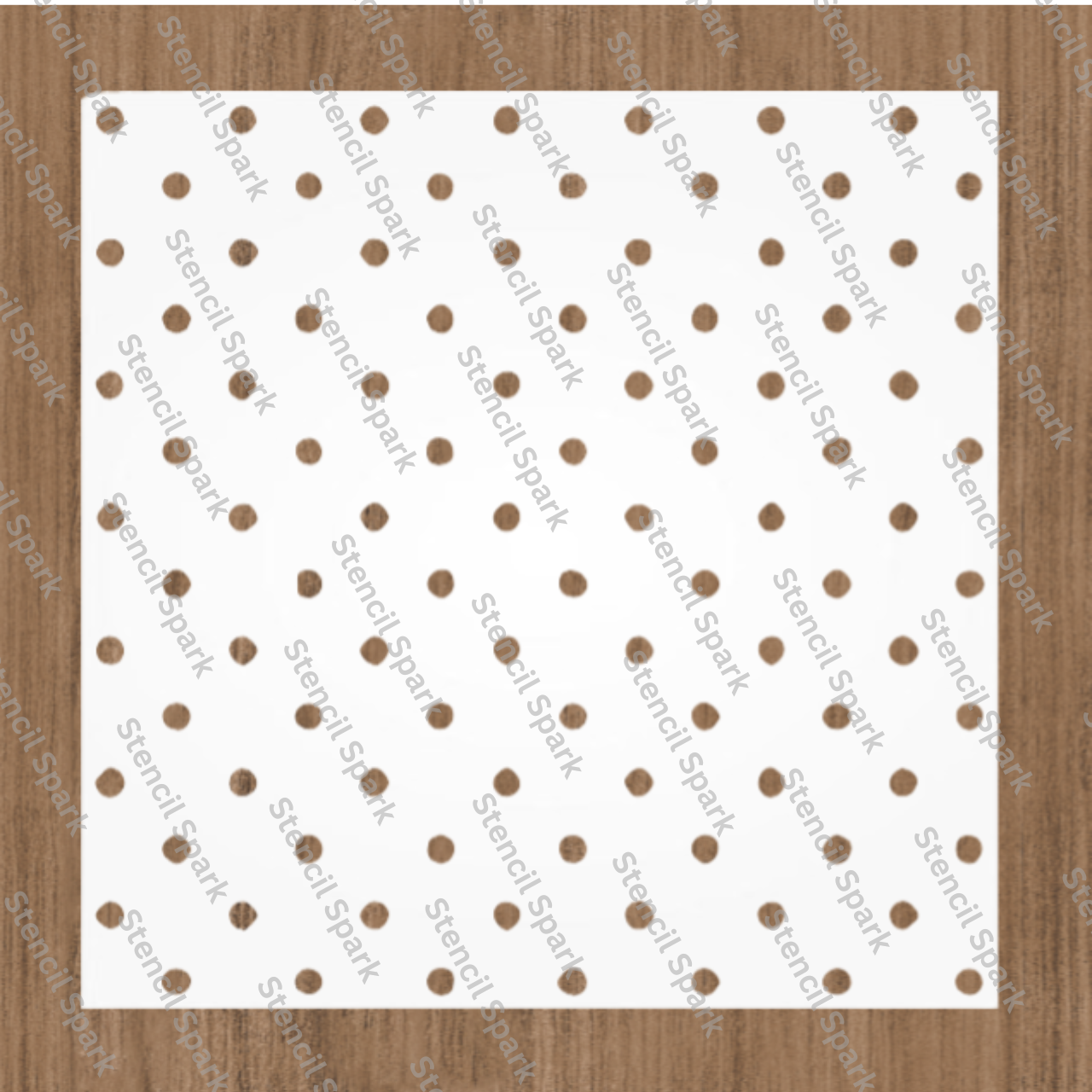 Super Dots Pattern Stencil