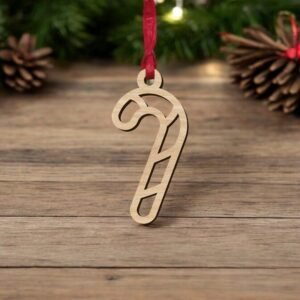 Wooden Christmas Bauble - Single Layered - 5