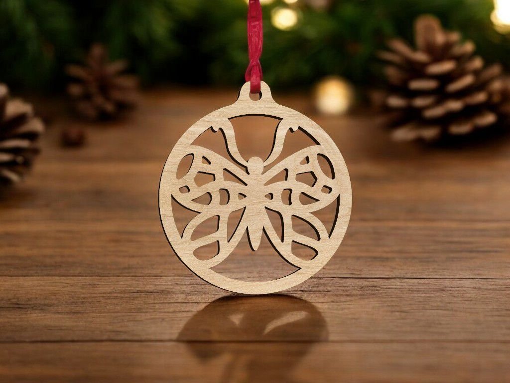 Wooden Christmas Bauble - Single Layered - Image 9