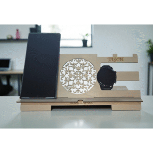 Wooden Stand for Mobile, Earbuds, Watches