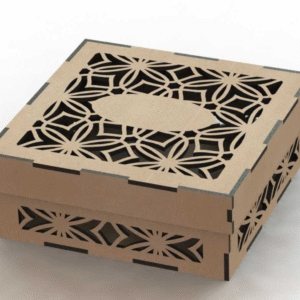 Patterned Square Gift Box