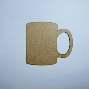 Wood Coffee Mug Shape Cutout