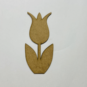 Tulip Wood Cutout