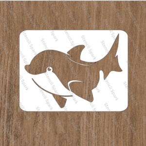 Dolphin Stencil