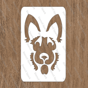 Shepherd Dog Stencil