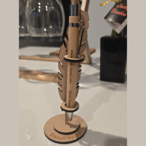 Personalise Wooden Pen with Stand