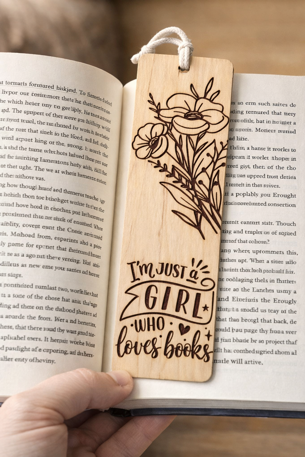 Wooden Engraved Bookmarks - Image 2